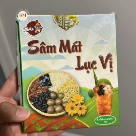 Trà Sâm Mát Lục Vị Thiên Nhiên  – Thanh Nhiệt, Giải Độc, Mát Gan (Hộp 70g)