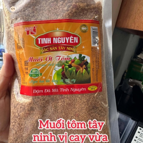 Muối Tôm Tây Ninh – Vị Cay Vừa