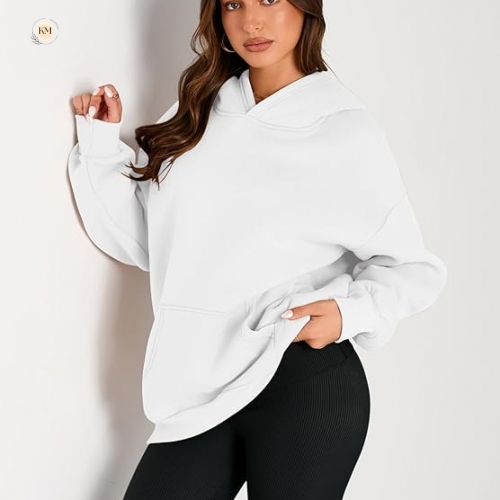 Hoodie shirt in white