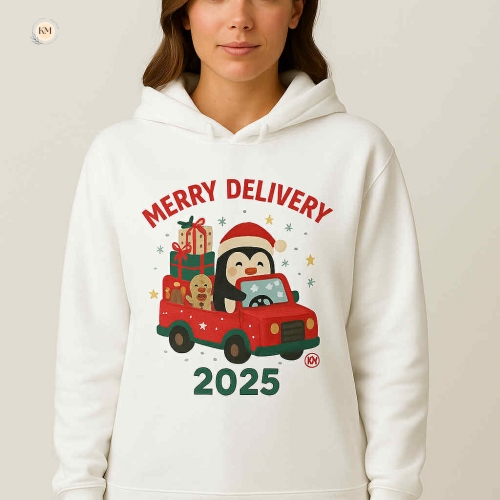 Crisp White Christmas T-Shirt | Thick Cotton Blend