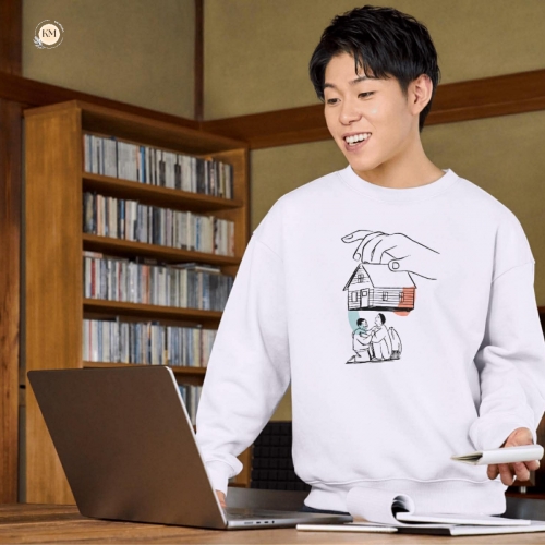 Áo thun nam tay dài - thiết kế hoạt hình dể thương - 12 mẫu tuỳ chọn