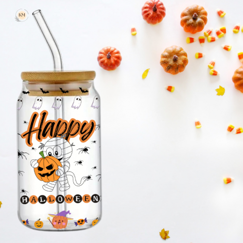 glass vase-pumpkin