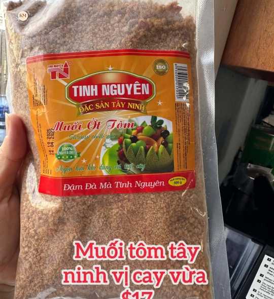 Muối Tôm Tây Ninh – Vị Cay Vừa