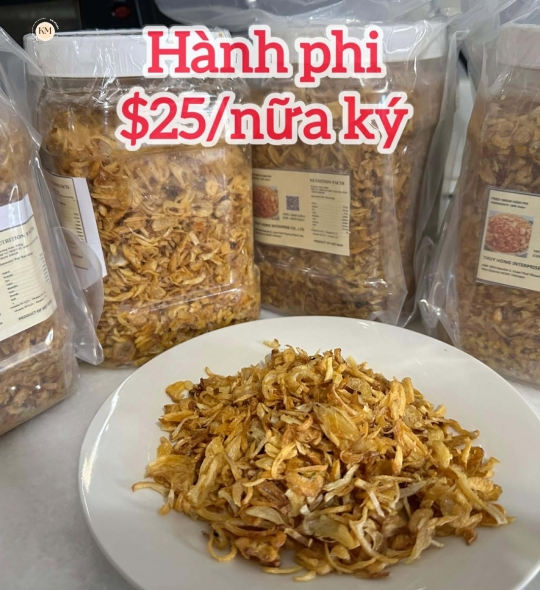 Hành phi giòn thơm hủ 500gr